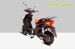 2 Wheeled Electric Bike Scooter With Seat 120km 60V 500W Dark Red