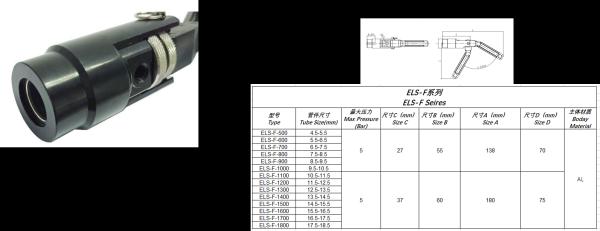 Straight ELS-F Series Outer Diameter Connection Coupling 316 Stainless Steel