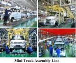 Light Duty Pickup Truck Assembly Line , Cargo Transport Truck Production Factory