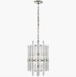 ARN 5128 Bonnington Tall Chandelier Crystal / Alabaster Shade Bonnington Large