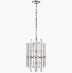 China ARN 5128 Bonnington Tall Chandelier Crystal / Alabaster Shade Bonnington Large Chandelier factory