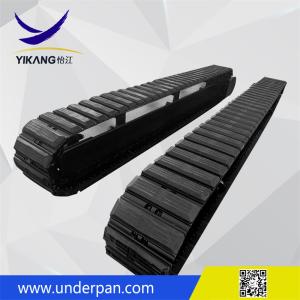 China Custom China factory price crawler steel track undercarriage chassis system with rubber pad on sale