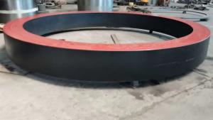 China Plain Riding Ring Rotary Kiln Tyre 42CrMo Castings And Forgings factory