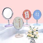 Custom packing Cute Small Table Top Travel Cosmetic Standing Espejo Makeup Desk