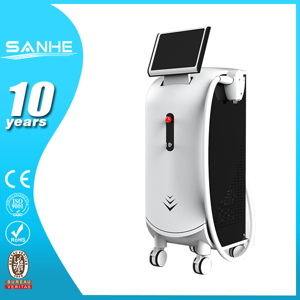 China 2016 great promotion vertical 808 nm laser hair removal made in Sanhe Factory factory