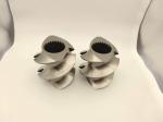 Twin Screw Extruder Granulator Accessories Meshing Covey Screw Parts From 12mm