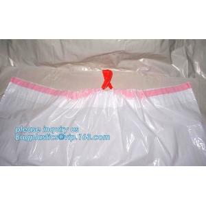autoclavable ldpe medical biohazard waste plastic trash bags, biohazard waste
