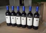 Customized Size Window Display Decorations Fiberglass Wine Bottle With Logo