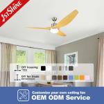 Remote Control Abs Blades Dimmable LED Ceiling Fan 64 Inch Mulit Colors