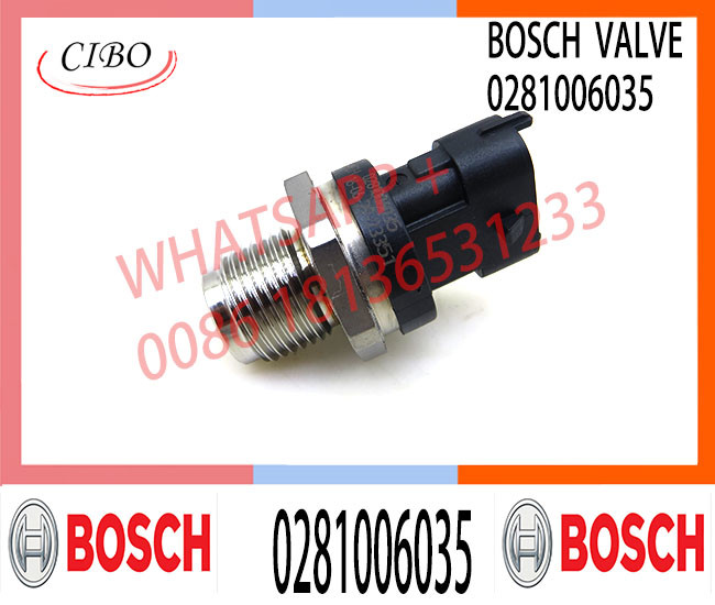 Haoxiang New Neutral Fuel Rail Pressure Sensor 0281006035 For Grand Santa Fe Ix35 Ix55