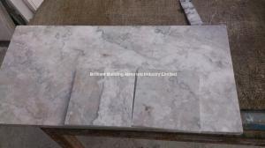 China China Grey Cream Marble Tiles, Cyan Grey Marble Tiles factory