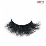 100% Real Siberian High Volume Mink Lashes 3D False Eyelashes NM128 Custom