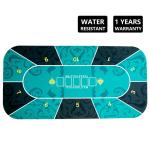 CPM-002 Viable Safe Sick Rubber Poker Table Mat Game Top Cards Playing Poker Mat