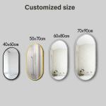 Decorative Standing Bath Mirror for House Bathroom Salon Bedroom Wall Decoration