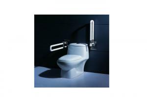 Commercial Toilet Hardware Flip Up Grab Bar With Anti - Skidding Surface