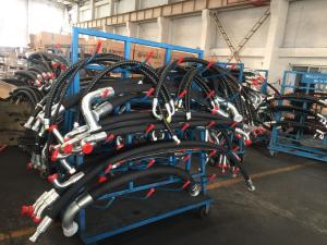 China Flexible SS Wire Braided Hose High Tensile For Excavators factory