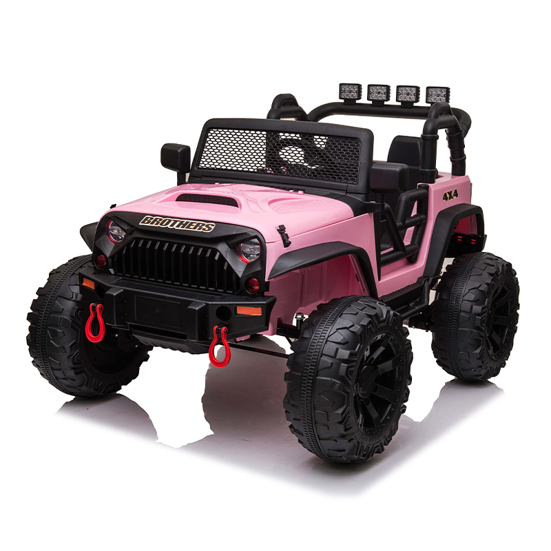 12V Battery 4X4 Off Road Big Children Toy Car with Remote Control and in Rose Pink Colour