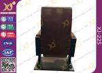 Auditorium Conference Hall Chairs With Durable Plywood Writing Table / Large