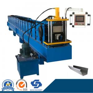China                  Steel Roofing Gutter Downspout Cold Roll Forming Machine/Rain Water Valley Gutter Making Machine              factory