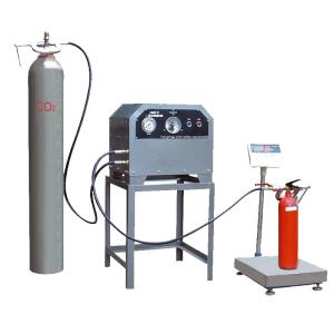 China CO2 Fire Extinguisher Filling Machine with High Pressure and Temperature Control factory