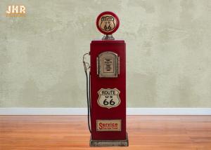 China Red Color Floor Rack Decorative Wooden Cabinet Antique Wood CD DVD Storage Cabinet factory