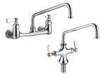 Single / Double Pantry Faucet Deck Mounted / Wall Mount Commercial Kitchen