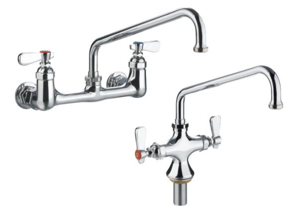 Single / Double Pantry Faucet Deck Mounted / Wall Mount Commercial Kitchen