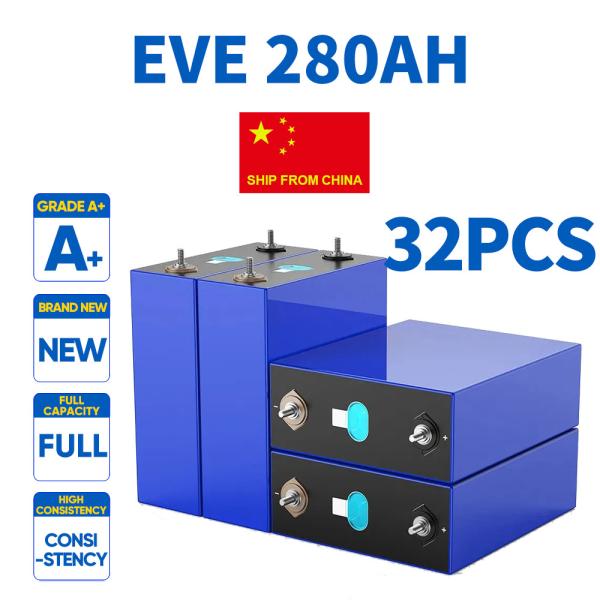 Boost Your Business with Grade A 3.2V 280AH LiFePo4 Battery-32pcs from to