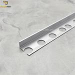 12mm Aluminium Tile Trim Metal Tile Trims Polish Silver Finishing Factory