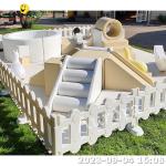 Pastel Soft Play Equipment Set Kids Outdoor Playground Equipment Soft Play Set