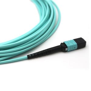 China 48 Fiber G657A2 MTP Mpo Patch Cord SM OM3 OM4 OM5 Optional factory