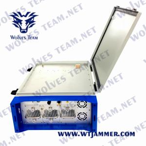 China Military 2000m Signal Drone Jammer Waterproof Outdoor High Power WiFi GPS 433MHz factory