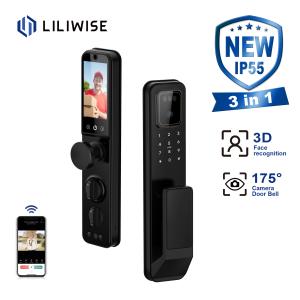 China OEM Camera Door Lock Intelligent Tuya APP Smart Lock With Screen factory
