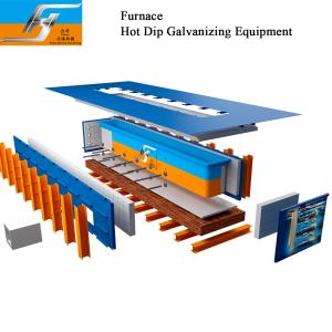 China High Velocity Furnace Hot Dip Galvanizing Production Line Equipment Manufacte Burner Zinc Kettle Pot Supplier factory