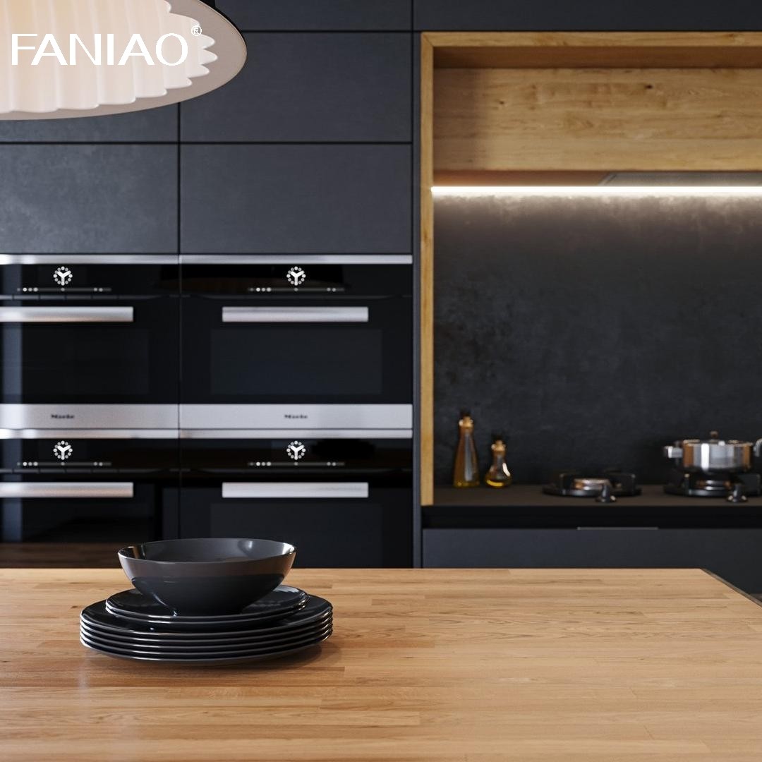 Wholesale Contemporary Cupboard Free Design Melamine Flat Pack Kitchen Cabinet