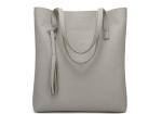 PU Leather Handbags with Tassel Big Capacity Shopping Bags Low Price Shoulder
