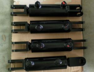 China Steel Body Garbage Truck Hydraulic Cylinders / Double Hydraulic Cylinder factory