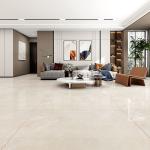 High Glossy Glazed Tiles Gray Color Natural Texture Porcelain Tiles 600*1200mm