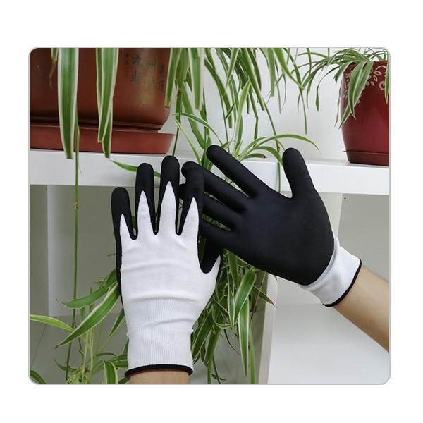Silicone Free Construction 15 Gauge Firm Grip OEKO-TEX Nitrile Coated Work