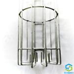 Galvanized Wire 120mm Dust Collector Filter Cage Wire Bent Bottom
