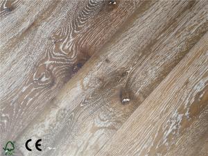 China Oak Engineered Flooring, Brushed,chemical treated factory