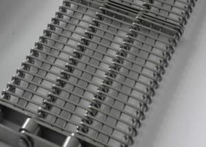 China 304 Steel Eye Link Wire Stainless Mesh Conveyor Belt For Tunnel Freezer Oven factory
