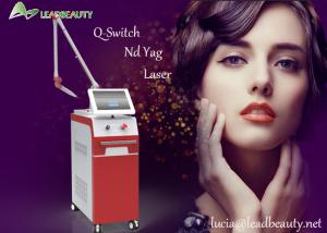 China 1064 / 532nm Q-Switched Nd Yag laser pigmentation removal / tatoo removal machine factory