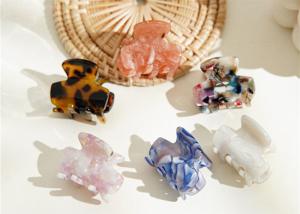 China Mini acetic acid girls art hairpin grab clip sweet female headpiece tortoiseshell spot wholesale OEM logo factory