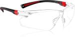 10in Clear Rubber Lightweight Eye Protection Safety Glasses Anti Fog 1.06oz