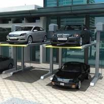 China Home Mechanical Parking Garage 3PH5 Cable 380V 50HZ Low Noise Vertical factory
