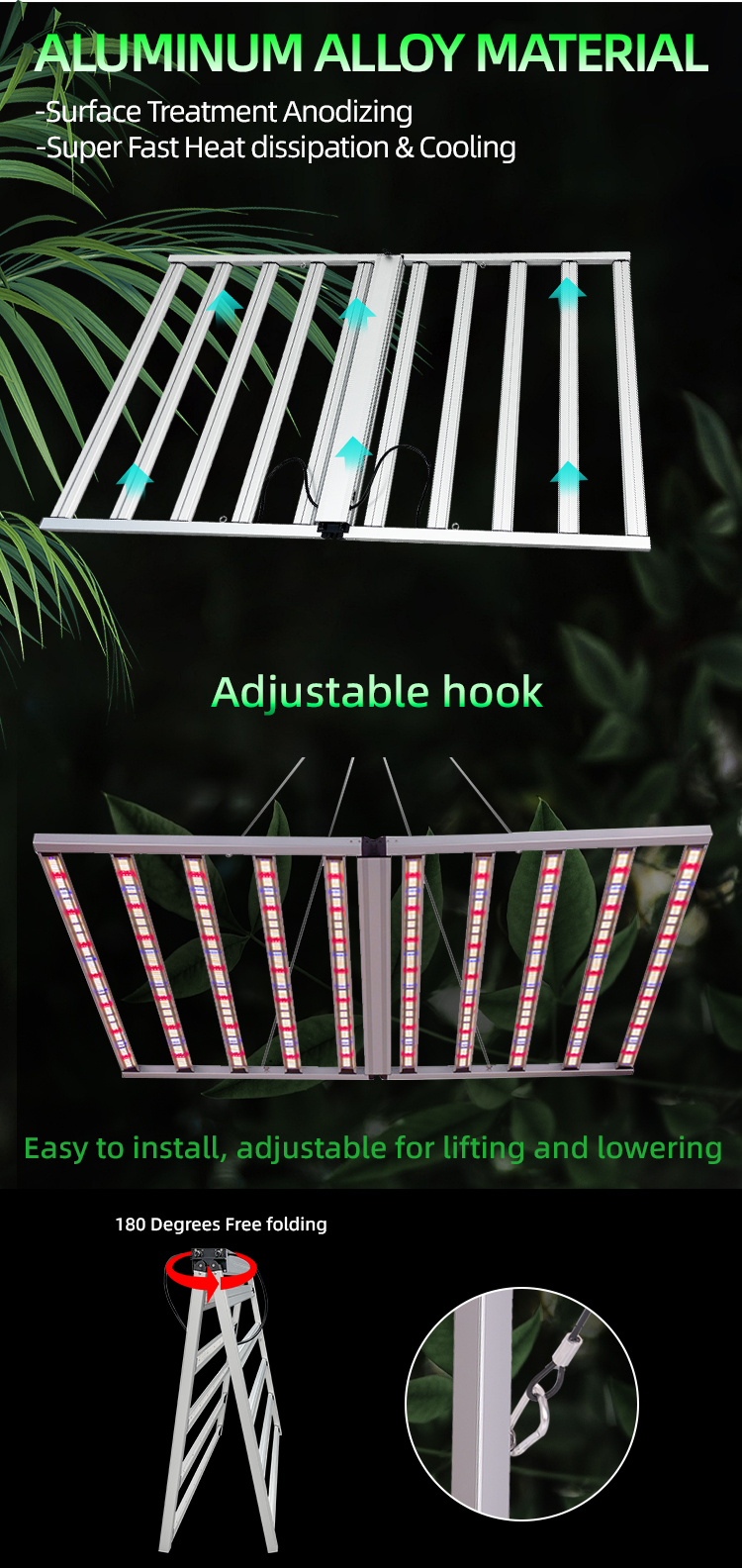 Wholesale Samsung Lm301H EVO Lm281B 10 Bar 4*4 4*6ft Full Spectrum LED Plant Grow Light 1000W with UV IR