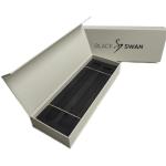 Simple Elegant Custom Logo Print Black Watch Strap Box Packaging Paper Box