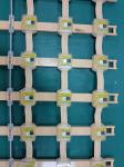 Outdoor Advertising LED Grid Screen PVC Material Customized Pixel Pitch