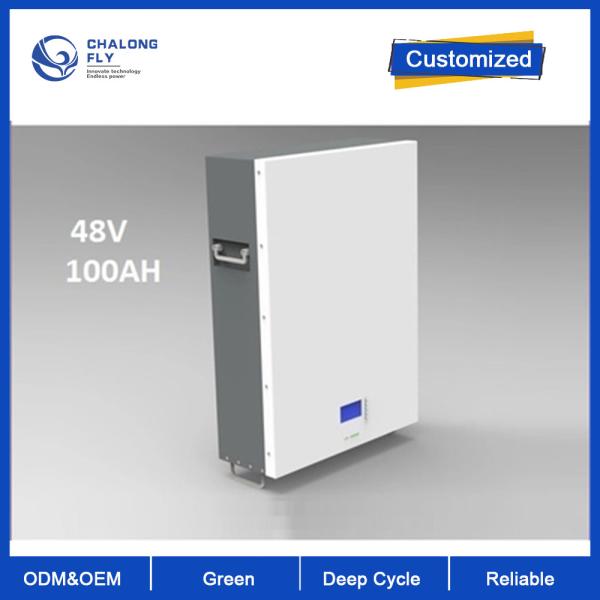 48V100Ah 200Ah Lithium Ion LiFePO4 Battery Pack 5KWh Powerwall For Home Solar
